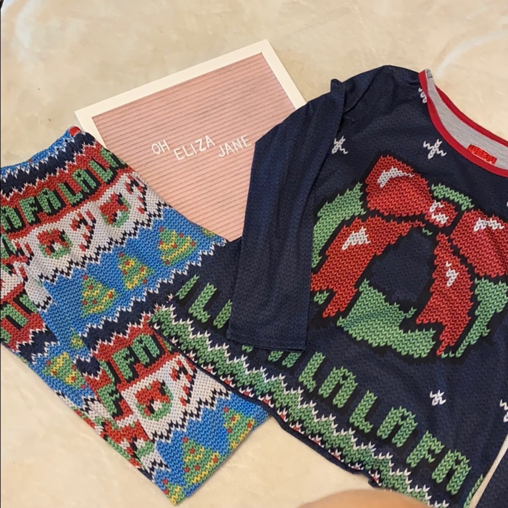 Wondershop Fa La La Christmas pajamas